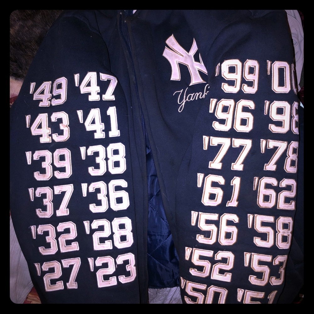 NY Yankees Jacket With All World Series Titles